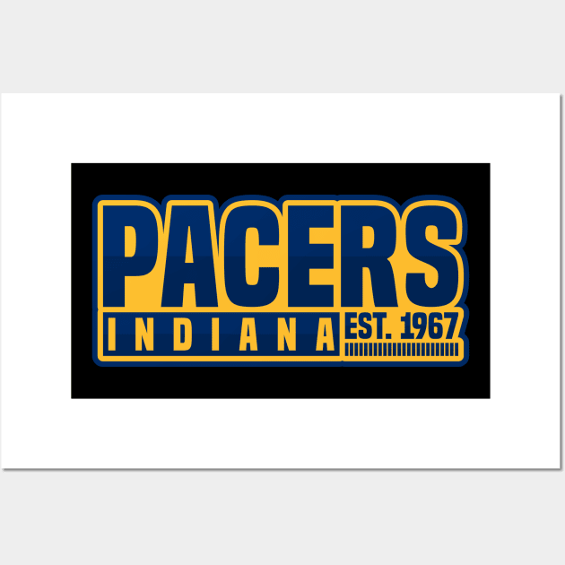 Indiana Pacers 01 Wall Art by yasminkul